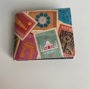 madinindia Faux Leather Folding Pocket Size Wallet NWOT